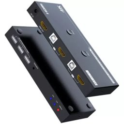 2 Port HDMI KVM Switch Keyboard / Video / Mouse Switch 4K Ultra HD