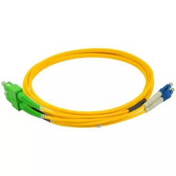 Dual Cables Duplex APC SC to LC UPC Single Mode Fiber Optic Cable Fiber Cables for Router Various Lengths