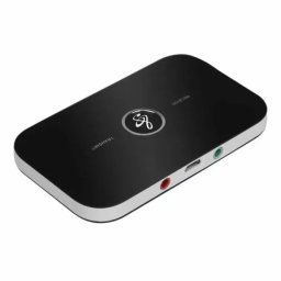 2-in-1 Bluetooth Audio Transmitter or Receiver 3.5mm Wireless Audio Adapter Built-in Rechargeable battery