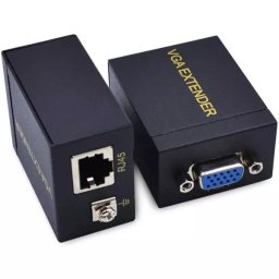 60 Meter Passive VGA Extender over CAT6 Network Cable FullHD VGA Balun over CAT5e
