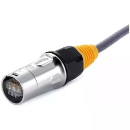 Male Gigabit WaterProof RJ45 Connector for Outdoor Installations of CAT6 Network Cables