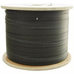 1km Roll 4 Core Single Mode Flat 100Gbps OS2 Fiber Drop Cable G.657A2 Outdoor Fiber Optic Cable