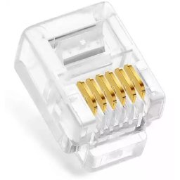 6 Pin RJ12 Connector 6P6C Crimp-on