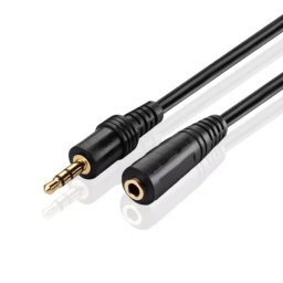 1.5 Meter 3.5mm Audio Stereo Jack Extension Cable Male to Female Connectors