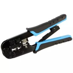 Ratchet RJ45 Network Cable Crimper Tool - Supports RJ9 / RJ11 / RJ12 Combo Strip and Crimping
