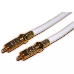 20 Meter Digital RCA Coaxial Audio Cable M/M 75ohm RG6U - SPDIF, Digital Coaxial, Subwoofer Cable