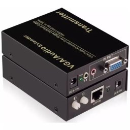 300 Meter VGA Extender / Balun SET with Audio Extender via Network Cable