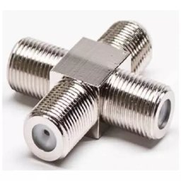 4-Way X-Type Ftype Coaxial Splitter for RG59 / RG6U Cable / Xtraview Heartbeat Signal Combiner