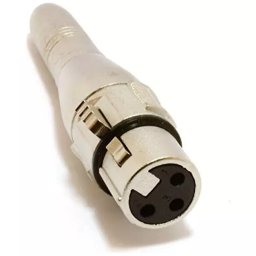 Female XLR to 6.35mm Jack Female Mono Socket Adapter