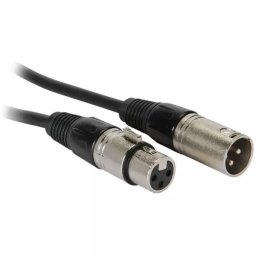 20 Meter 3 Pin Male XLR to 3 Pin Female XLR - XLR Audio Extension Cable