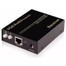 Receiver unit for 300 Meter VGA Extender over CAT6 Balun with Audio Extender