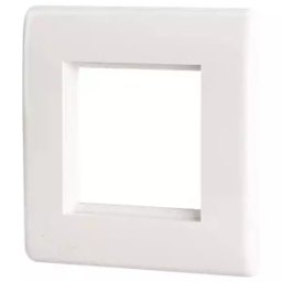 Wall Plate 86mm x 86mm with 2 Inserts / Faceplate Cover Modular