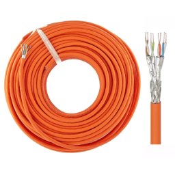 100 Meter Roll CAT7 Screened Networking SSTP Cable – Pure Copper Network Cable