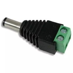 12 Volt Male 2.1mm DC Connector with Screw-in Terminal for CCTV Camera Power Supply