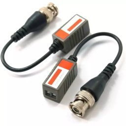 Passive BNC CCTV Camera CAT6 Balun SET - Transmitter and Receiver Adapters