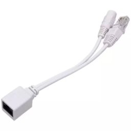 POE Injector Cable for CCTV Cameras Female DC & Male RJ45 to Female RJ45 Adapter