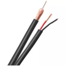 Price per Meter RG59 Coaxial Cable w/power CCTV 75 Ohm