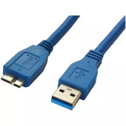 1.5 Meter Micro USB 3 to USB Type A Data Cable External HDD / SSD Enclosure