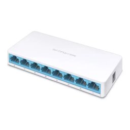 8 port Fast Network Switch for Local Area Networks - 10/100Mbps Full Duplex