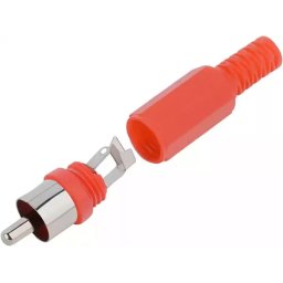 Solder Male RCA Connector with Sleeve