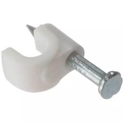 100 Pack White 7mm or 12mm Cable Clips