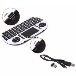 Wireless Touchpad Mouse & Keyboard - Lithium rechargeable battery