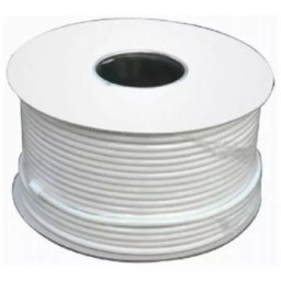 100 Meter Roll RG6u Coax RF Cable - LNB Cable 75 Ohm, 64 Braid