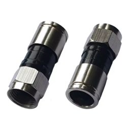 Barrel F Connector / F-Type Compression Connector