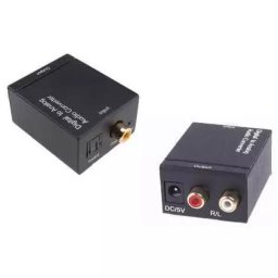 Digital Audio / Coaxial or Toslink Optical to RCA Audio Converter