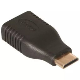 Male mini HDMI to HDMI Female Adapter (Type C Male to Type A Female adapter)