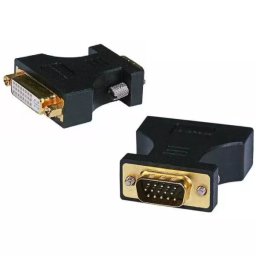 Female Dual Link DVI-A to VGA-HD15 Male Adapter