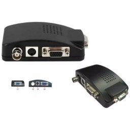 BNC to VGA Converter or Svideo to VGA Converter (Connect CCTV to VGA Monitor)