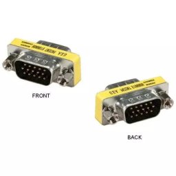 VGA Gender Changer - VGA Male to Male Adapter (HD15 / D-Sub)