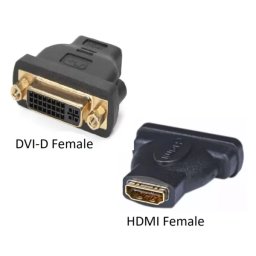 Female HDMI to DVI-D Female Dual Link adapter