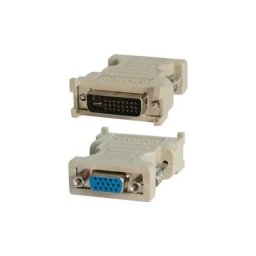 Male Dual Link DVI to VGA Female Adapter DVI-A Analog