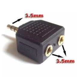 3.5mm Stereo Headphone Y Splitter Adapter for Smartphones