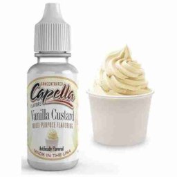 Capella Vanilla Custard 10ml Concentrated Flavor for DIY Self Mixing
