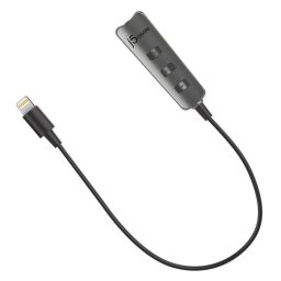 JLA160 Premium Audio Adapter with Lightning Connector Black