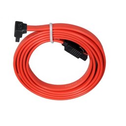 Lian-li Sata cable 90cm with L-shape 90 Degree angle - Red