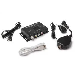 RF Modulator - AV to RF Converter with TV Link and additional RF Input