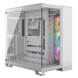 Corsair iCUE LINK 6500X RGB White Mid-Tower ATX Dual Chamber PC Case