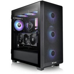 Thermaltake S250 TG ARGB eATX Mid Tower Chassis - Black