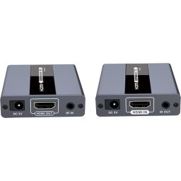 Lenkeng 100m 4K uncompressed HDMI KVM extender over network - TX and RX