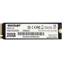 Patriot P400 Lite 2TB M.2 2280 PCI-e Gen4 x4 NVMe 1.4 Solid State Drive