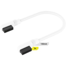 Corsair iCUE Link cable - 2x 135mm with 2x Slim 90-degree angled connectors - CL-9011134-WW