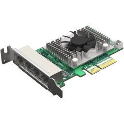 QNap Quad Port 2.5GbE 4-speed PCIe Gen2 x4 Network card