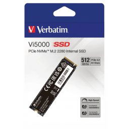 Verbatim VI5000 512GB M.2 2280 PCI-e Gen4 x4 NVMe M.2 Solid State Drive