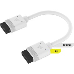 Corsair iCUE Link cable - 2x 100mm - White