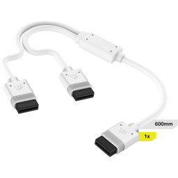Corsair iCUE Link Y-Splitter cable - 1x 600mm - White