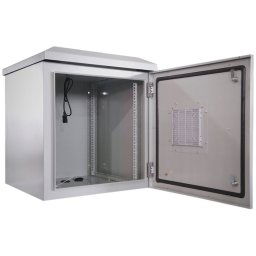 LinkQnet 12U IP45 Outdoor Wall Mount cabinet - 611 (W) x 675 (D) mm